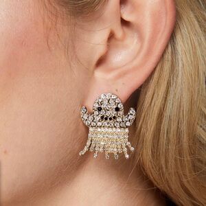 Diamante Ghost Earrings  Nasty Gal NWT